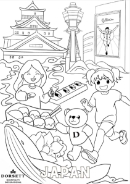 ドーセットキッズぬりえ