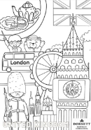 ドーセットキッズぬりえ