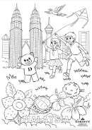 ドーセットキッズぬりえ